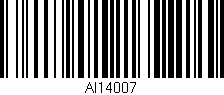 Código de barras (EAN, GTIN, SKU, ISBN): 'Ai14007'