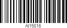 Código de barras (EAN, GTIN, SKU, ISBN): 'Ai15016'