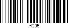 Código de barras (EAN, GTIN, SKU, ISBN): 'Al295'