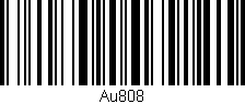 Código de barras (EAN, GTIN, SKU, ISBN): 'Au808'