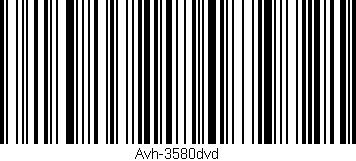 Código de barras (EAN, GTIN, SKU, ISBN): 'Avh-3580dvd'