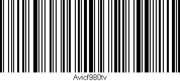 Código de barras (EAN, GTIN, SKU, ISBN): 'Avicf980tv'