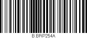 Código de barras (EAN, GTIN, SKU, ISBN): 'B.BRP254A'