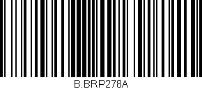 Código de barras (EAN, GTIN, SKU, ISBN): 'B.BRP278A'