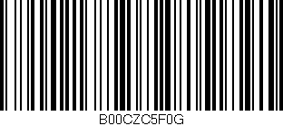 Código de barras (EAN, GTIN, SKU, ISBN): 'B00CZC5F0G'