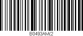 Código de barras (EAN, GTIN, SKU, ISBN): 'B0493AM(2'
