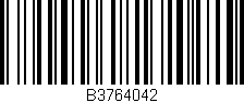 Código de barras (EAN, GTIN, SKU, ISBN): 'B3764042'