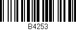 Código de barras (EAN, GTIN, SKU, ISBN): 'B4253'