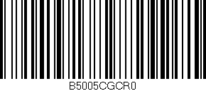 Código de barras (EAN, GTIN, SKU, ISBN): 'B5005CGCR0'