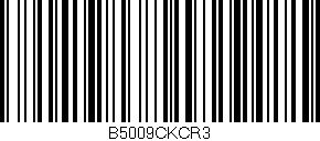 Código de barras (EAN, GTIN, SKU, ISBN): 'B5009CKCR3'