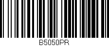 Código de barras (EAN, GTIN, SKU, ISBN): 'B5050PR'