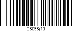 Código de barras (EAN, GTIN, SKU, ISBN): 'B5055(10'
