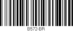 Código de barras (EAN, GTIN, SKU, ISBN): 'B572-BR'