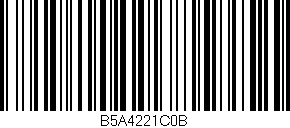 Código de barras (EAN, GTIN, SKU, ISBN): 'B5A4221C0B'
