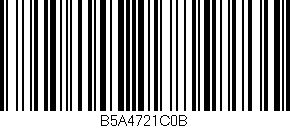 Código de barras (EAN, GTIN, SKU, ISBN): 'B5A4721C0B'
