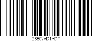 Código de barras (EAN, GTIN, SKU, ISBN): 'B650WD1ADF'