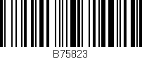 Código de barras (EAN, GTIN, SKU, ISBN): 'B75823'