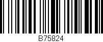 Código de barras (EAN, GTIN, SKU, ISBN): 'B75824'