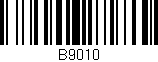 Código de barras (EAN, GTIN, SKU, ISBN): 'B9010'