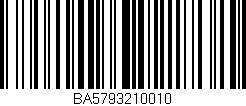 Código de barras (EAN, GTIN, SKU, ISBN): 'BA5793210010'