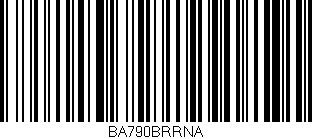Código de barras (EAN, GTIN, SKU, ISBN): 'BA790BRRNA'