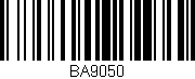 Código de barras (EAN, GTIN, SKU, ISBN): 'BA9050'