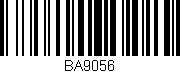 Código de barras (EAN, GTIN, SKU, ISBN): 'BA9056'