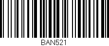 Código de barras (EAN, GTIN, SKU, ISBN): 'BAN521'