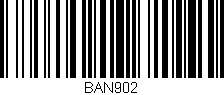 Código de barras (EAN, GTIN, SKU, ISBN): 'BAN902'