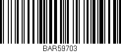 Código de barras (EAN, GTIN, SKU, ISBN): 'BAR59703'