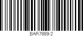 Código de barras (EAN, GTIN, SKU, ISBN): 'BAR7889-2'