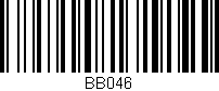 Código de barras (EAN, GTIN, SKU, ISBN): 'BB046'