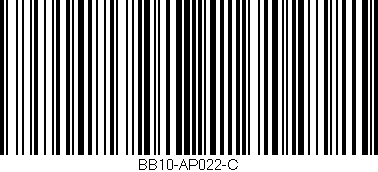 Código de barras (EAN, GTIN, SKU, ISBN): 'BB10-AP022-C'