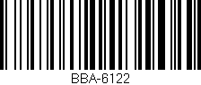 Código de barras (EAN, GTIN, SKU, ISBN): 'BBA-6122'