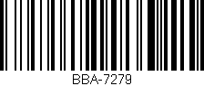 Código de barras (EAN, GTIN, SKU, ISBN): 'BBA-7279'
