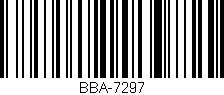 Código de barras (EAN, GTIN, SKU, ISBN): 'BBA-7297'