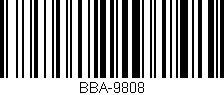 Código de barras (EAN, GTIN, SKU, ISBN): 'BBA-9808'