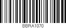 Código de barras (EAN, GTIN, SKU, ISBN): 'BBRA1070'