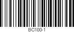 Código de barras (EAN, GTIN, SKU, ISBN): 'BC100-1'