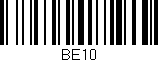 Código de barras (EAN, GTIN, SKU, ISBN): 'BE10'