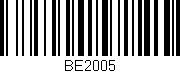 Código de barras (EAN, GTIN, SKU, ISBN): 'BE2005'