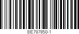 Código de barras (EAN, GTIN, SKU, ISBN): 'BE797850-1'