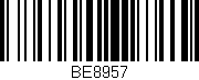 Código de barras (EAN, GTIN, SKU, ISBN): 'BE8957'