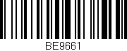 Código de barras (EAN, GTIN, SKU, ISBN): 'BE9661'