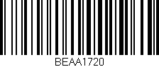 Código de barras (EAN, GTIN, SKU, ISBN): 'BEAA1720'