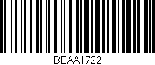 Código de barras (EAN, GTIN, SKU, ISBN): 'BEAA1722'