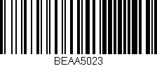 Código de barras (EAN, GTIN, SKU, ISBN): 'BEAA5023'