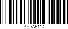 Código de barras (EAN, GTIN, SKU, ISBN): 'BEAA5114'