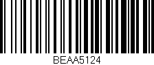 Código de barras (EAN, GTIN, SKU, ISBN): 'BEAA5124'