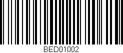 Código de barras (EAN, GTIN, SKU, ISBN): 'BED01002'